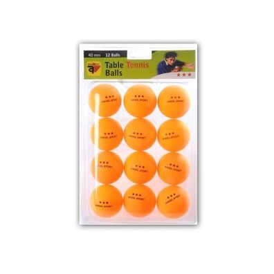 Tischtennis - Bälle - 3-Stern - orange - 12 Stück