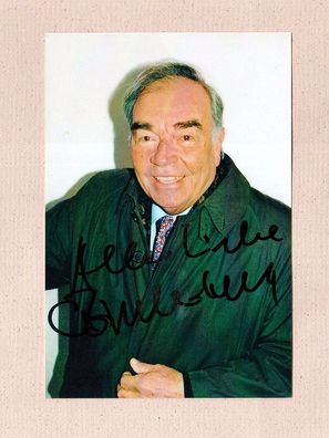 Claus Biederstaedt - ( deutsche Schauspieler - verstorben ) - persönlich signiert (2)