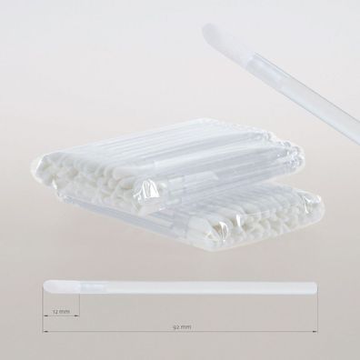 Lippenpinsel Lippenstift Schminkpinsel Fusselfrei Microfaser Make-up 100 Stück