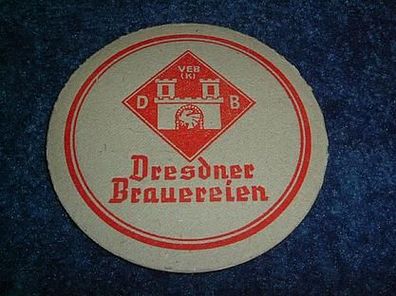 Bierdeckel-VEB Dresdner Brauereien