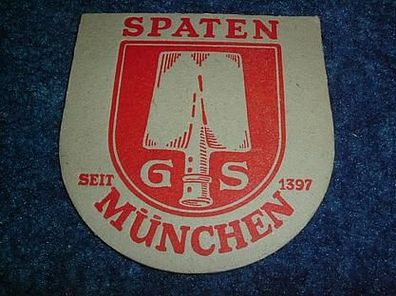 Bierdeckel-Spaten GS seit 1397 München