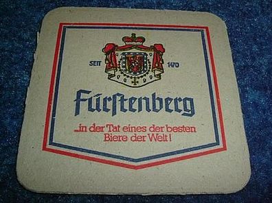 Bierdeckel-seit 1470 Fürstenberg