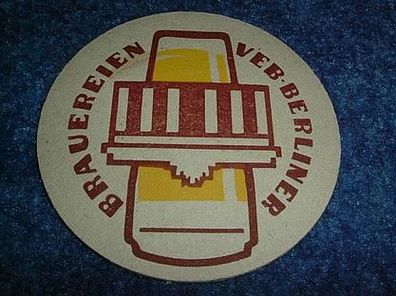 Bierdeckel-VEB Berliner Brauereien