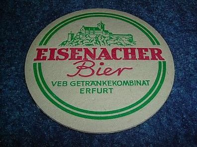 Bierdeckel--VEB Getränkekombinat Erfurt