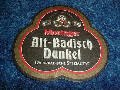 Bierdeckel--Moninger-Beste badische Braukunst