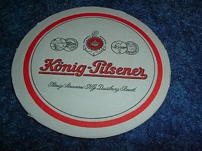 Bierdeckel--König Brauerei KG Duisburg Beeck