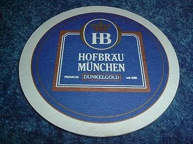 Bierdeckel--Hofbräu München