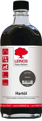 Leinos 240 Hartöl für Innen 307 Schwarz 0,25 l