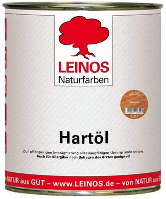 Leinos 240 Hartöl für Innen 092 Kastanie 0,75 l