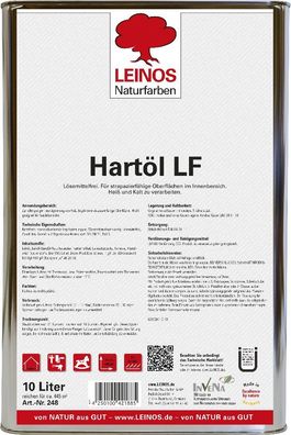 Leinos 248 Hartöl LF 10 l