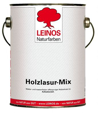 Leinos 260 Holzlasur-Mix für Außen 2,4 l
