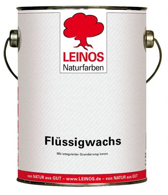 Leinos 342 Flüssigwachs für Innen mit integrierter Grundierung 2,5 l