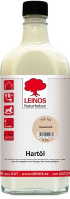 Leinos 240 Hartöl für Innen 101 Doppelweiß 0,25 l