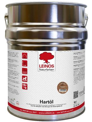 Leinos 240 Hartöl für Innen 062 Nussbaum 10 l