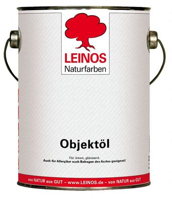 Leinos 255 Objektöl für Innen, seidenmatt 002 Farblos 2,5 l