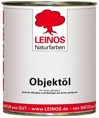 Leinos 255 Objektöl für Innen, seidenmatt 002 Farblos 0,75 l