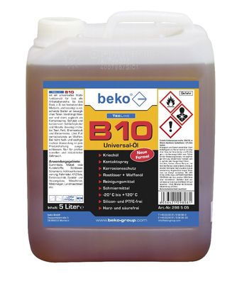 Beko TecLine B10 Universal-Öl 5 l Kanister