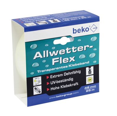 Beko Allwetter-Flex 48 mm x 25 m, Transparent