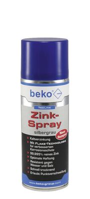TecLine Zink-Spray 400 ml silbergrau