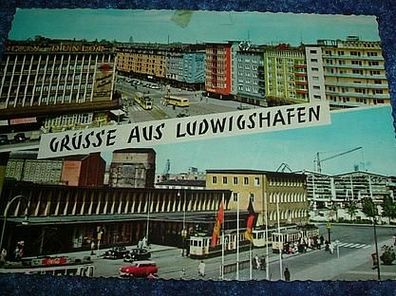 2578/ Ansichtskarte-Grüsse aus Ludwigshafen