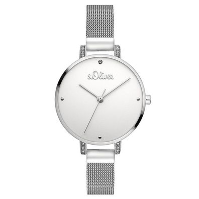s. Oliver Damen Uhr Armbanduhr Edelstahl SO-3551-MQ