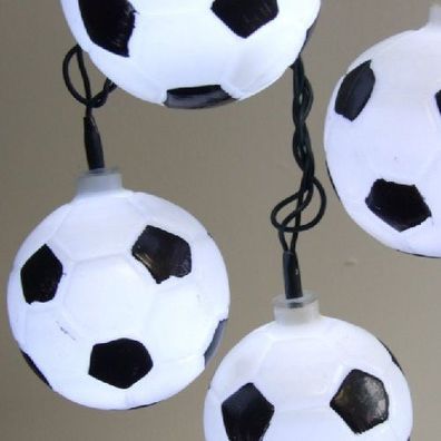 LED Fußball Party-Lichterkette 50er 12,25m außen FHS 11598