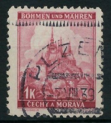 BÖHMEN MÄHREN 1939-1940 Nr 28 gestempelt X8282AE