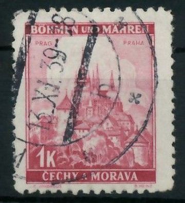 BÖHMEN MÄHREN 1939-1940 Nr 28 gestempelt X8282DA