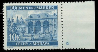 BÖHMEN MÄHREN 1939-1940 Nr 60PlSt1R postfrisch X8283AA