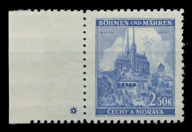 BÖHMEN MÄHREN 1941 Nr 71bPlSt1L postfrisch X828592