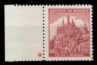 BÖHMEN MÄHREN 1941 Nr 69aPlSt1L postfrisch X8285F2