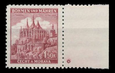 BÖHMEN MÄHREN 1941 Nr 69aPlSt1R postfrisch X828616