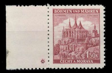 BÖHMEN MÄHREN 1941 Nr 69aPlSt1L postfrisch X82863E