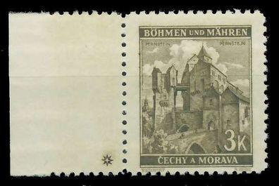 BÖHMEN MÄHREN 1941 Nr 72aPlSt1L postfrisch X82868E