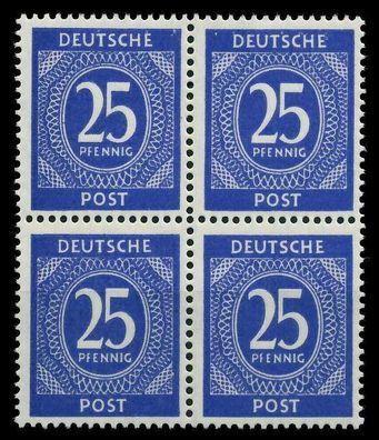 Kontrollrat Ziffern Nr 926a postfrisch Viererblock X82CAE2