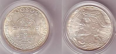 50 Escudos Silber Münze Portugal Vacco da Gama