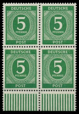 Kontrollrat Ziffern Nr 915b postfrisch Viererblock URA X82E97E