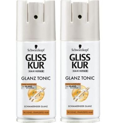 Gliss Kur Hair Repair Glanz Tonic ohne Ausspülen mit Glanz komplex Ohne Sulfat