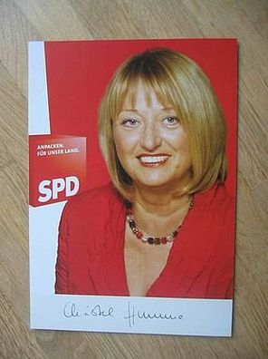 MdB SPD Christel Humme - hands. Autogramm!