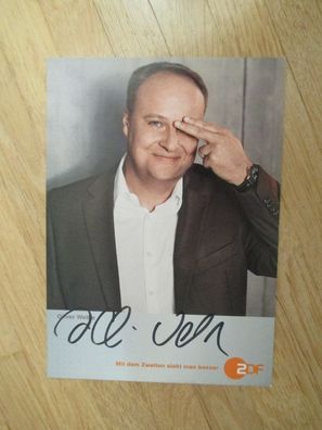 ZDF Fernsehmoderator Oliver Welke - handsigniertes Autogramm!!!