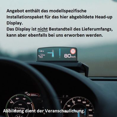 Audi Original Installationspaket für Head-up Display A4 (8K) Q5 (8R) A6 (4G)