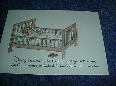 2627/ Postkarte-Nach Originalzeichnung mit Spruch