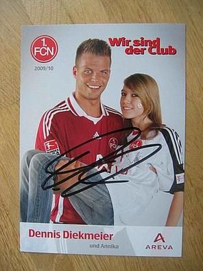 1. FC Nürnberg Saison 09/10 Dennis Diekmeier Autogramm!