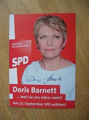 MdB SPD Doris Barnett - hands. Autogramm!