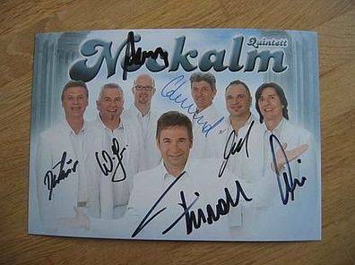 Schlagerstars Nockalm Quintett handsignierte Autogramme