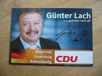 MdB CDU Günter Lach - hands. Autogramm!