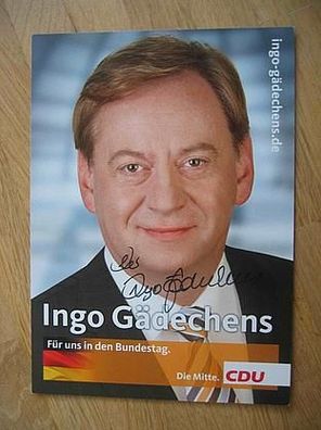 MdB CDU Ingo Gädechens - hands. Autogramm!