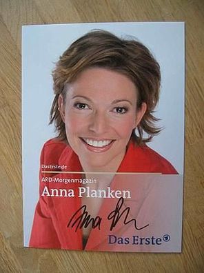 WDR Fernsehmoderatorin Anna Planken - handsigniertes Autogramm!!!