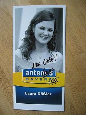 Antenne Bayern Moderatorin Laura Kößler Autogramm!