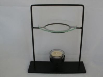 Schwarze moderne Metall-Duftlampe